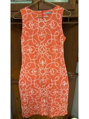 J.McLaughlin Sophia sleeveless nautical-inspired, sheath dress S